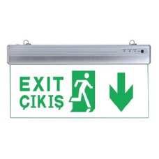 DK-218 TEK YÖNLÜ PLEXI SÜZME IŞIKLI EXIT