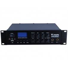 WM-500 UT 100W UZAKTAN KUMANDA USB  LCD EKRANLI MİXER AMPLİFİER
